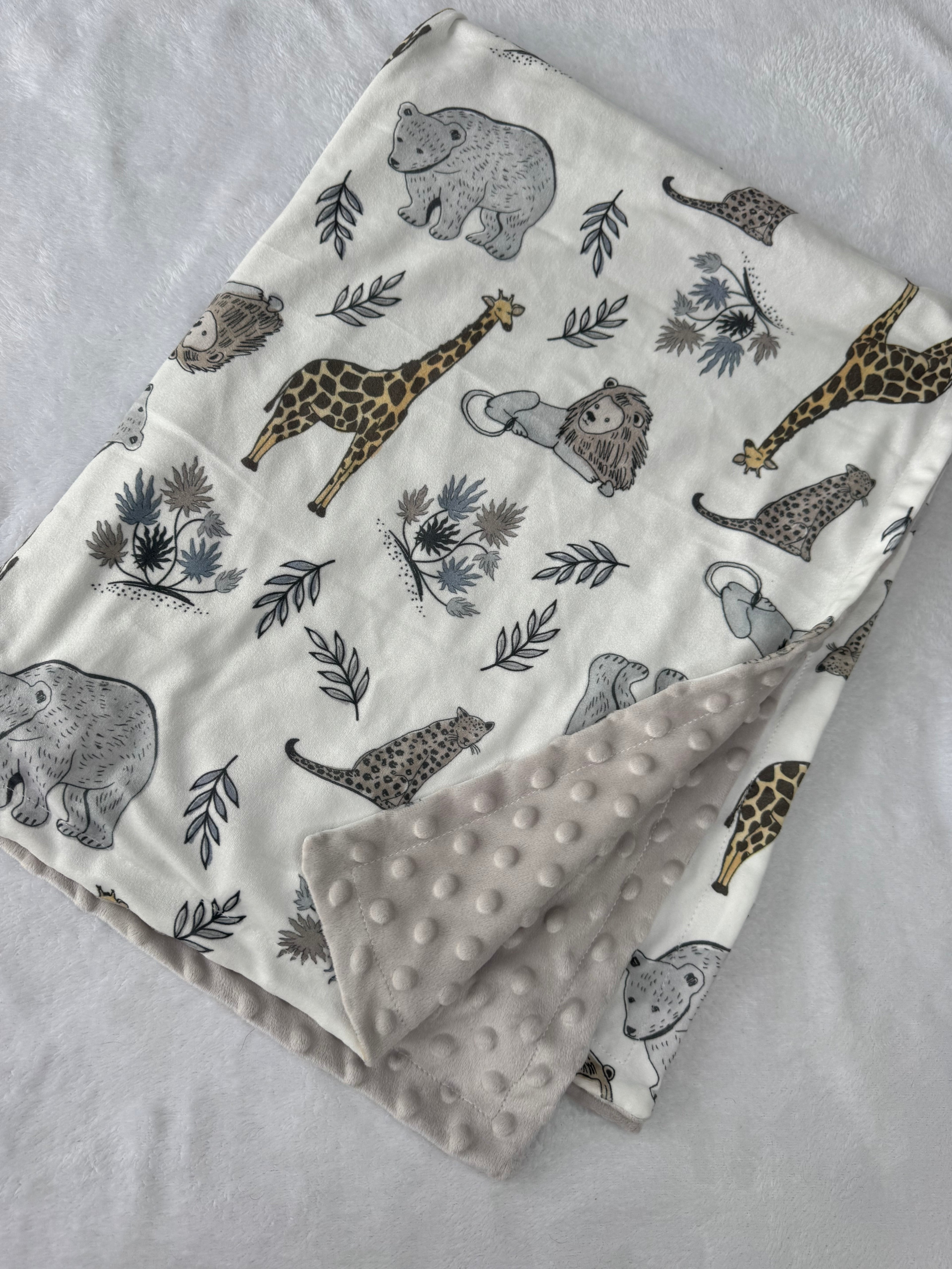 Couverture minky douce